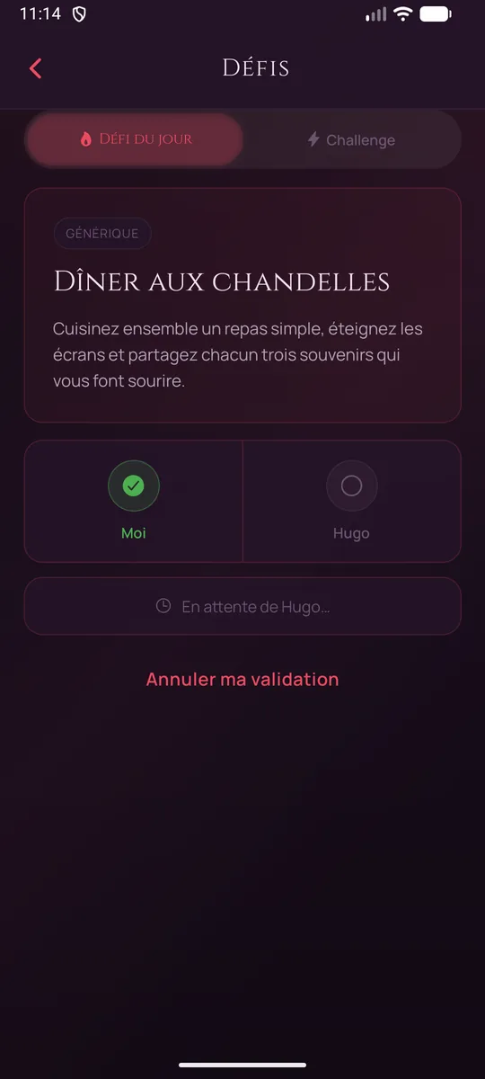 Le défi du jour dans Kynkr